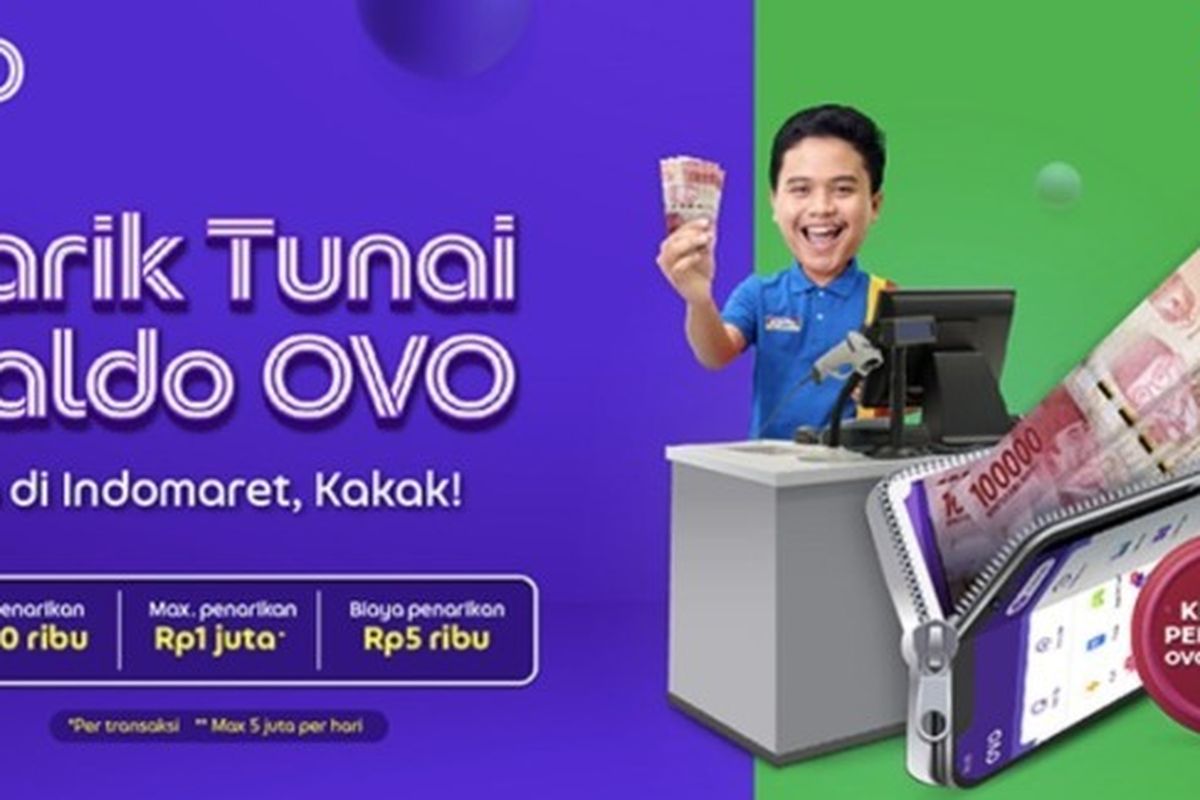 Cara Tarik Tunai OVO di Indomaret