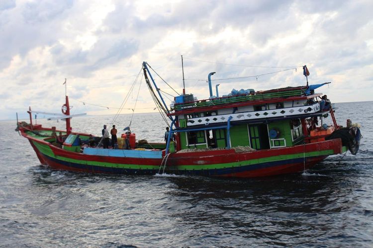 Penangkapan Kapal Bercantrang di Wilayah Pengelolaan Perikanan Negara Republik Indonesia (WPPNRI) 713 Selat Makassar