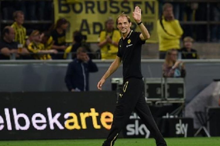 Pelatih Borussia Dortmund, Thomas Tuchel.