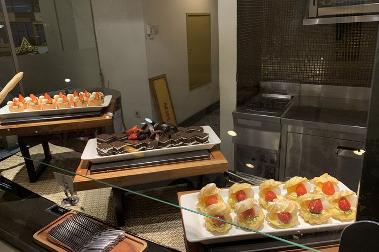 Buffet di Pago Restaurant, The Papandayan Hotel Bandung, Jawa Barat, Jumat (19/9/2025).
