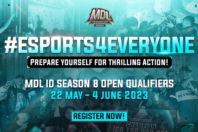 Poster MDL ID Season 8 babak Open Qualifiers.