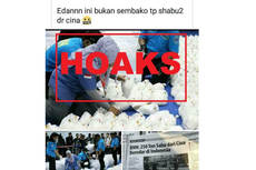 [HOAKS] Penyelundupan 250 Ton Sabu-sabu dari China ke Indonesia