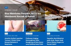 [POPULER SAINS] Cara Membasmi Kecoak | 2 Strain Cacar Monyet Ditemukan | Kemungkinan Alien Nongkrong di Katai Putih