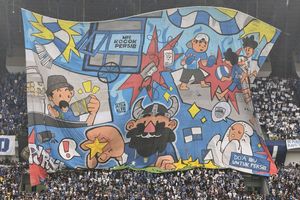 Kisah dan Makna di Balik Tifo Raksasa Persib Karya Azka Alfi