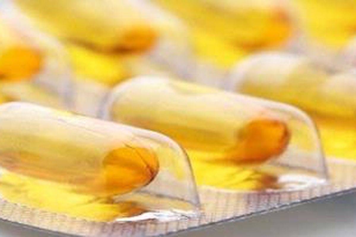 Ilustrasi minyak ikan