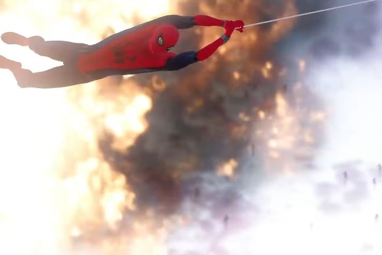 Spider-Man dalam trailer Avengers: Damage Control.