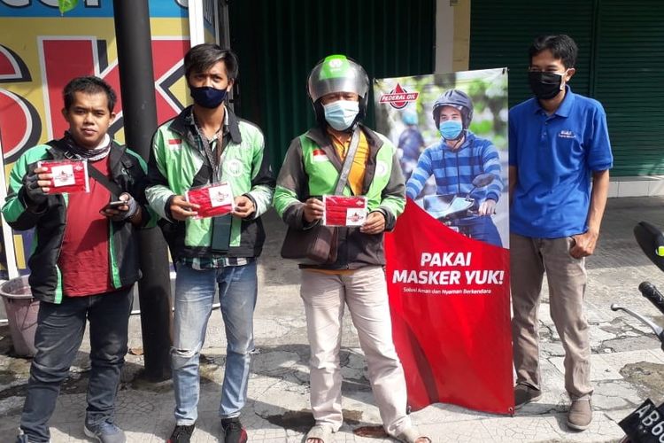 Federal Oil distribusikan ribuan masker