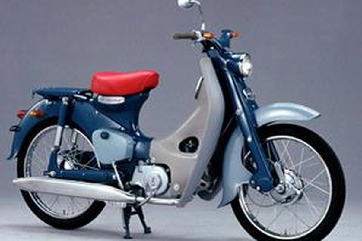 Super Cub pertama nyang dibikin Honda pada 1958