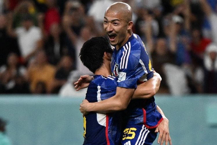 Profil Daizen Maeda, sang pencetak gol pertama pada laga babak 16 besar Piala Dunia 2022 Jepang vs Kroasia di Stadion Al-Janoub pada Senin (5/12/2022).