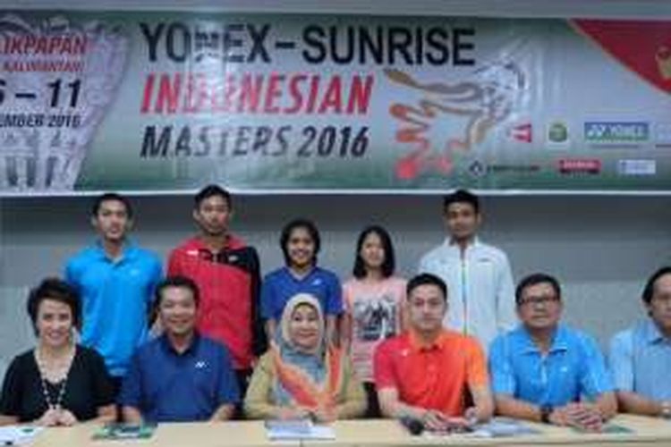 Konferensi pers Indonesian Masters 2016