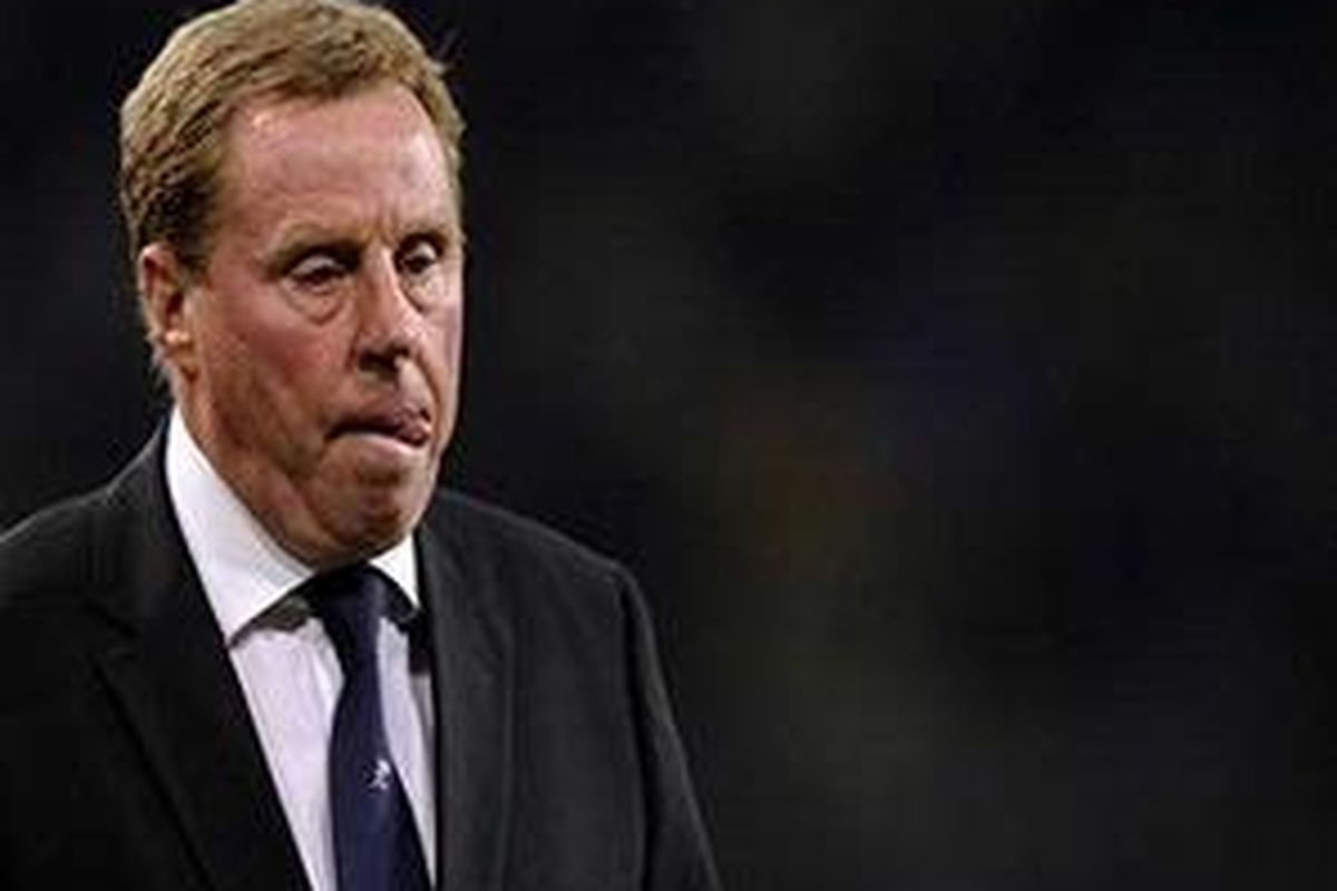 Pelatih Tottenham Hotspur, Harry Redknapp.