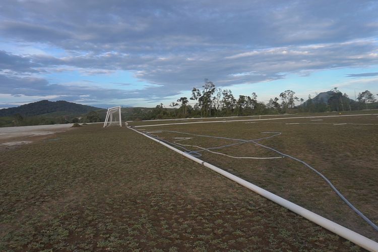 KARO K160-19 Pembangunana Sport Center Siosar Belum Kunjung Selesai Jelang Pon 2024