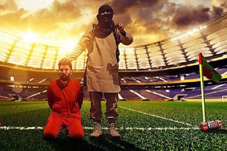 ISIS menggunakan foto Lionel Messi untuk menebarkan ancaman barunya terhadap Piala Dunia 2018.