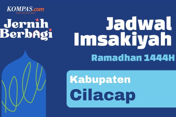 Ilustrasi jadwal imsakiyah di Cilacap, Jawa Tengah, hari ini.