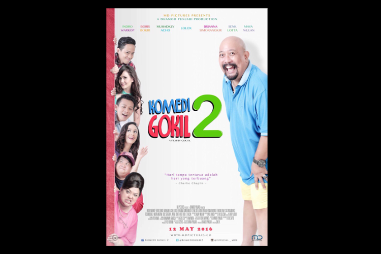 Film Komedi Gokil 2 dibintangi deretan komedian kenamaan Tanah Air, seperti Indro Warkop, Muhadkly Acho, Boris Bokir, dan Lolox.