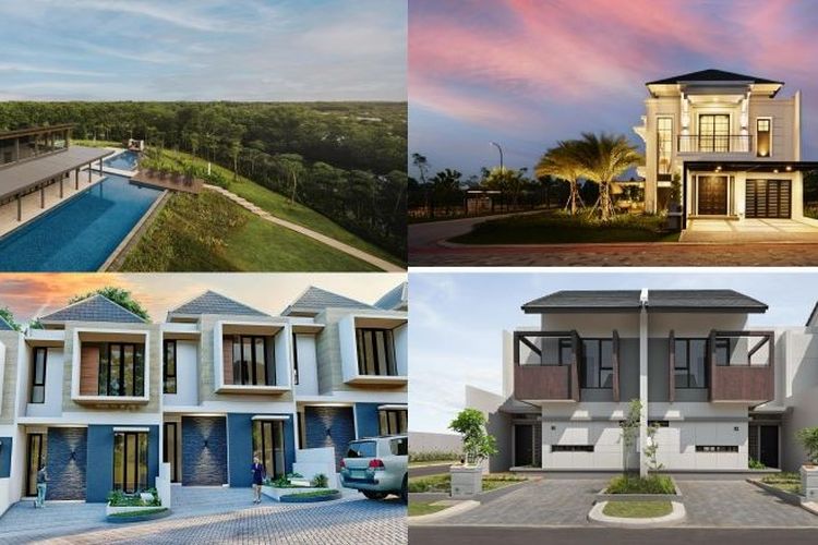 Kiri atas: The Morizen at Summarecon Mutiara Makassar by Summarecon Group &amp; Sumitomo Forestry. Kanan atas: Artha Batam Sanctuary by PT Prima Jaya Sarana Mulia. Kiri bawah: Fasindo Bale Tentrem Semarang by Fasindo Group. Kanan bawah: Flora at Summarecon Bandung by Summarecon Group.