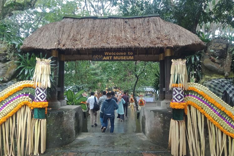Area museum ARMA di Ubud, salah satu tempat wisata Bali tengah.