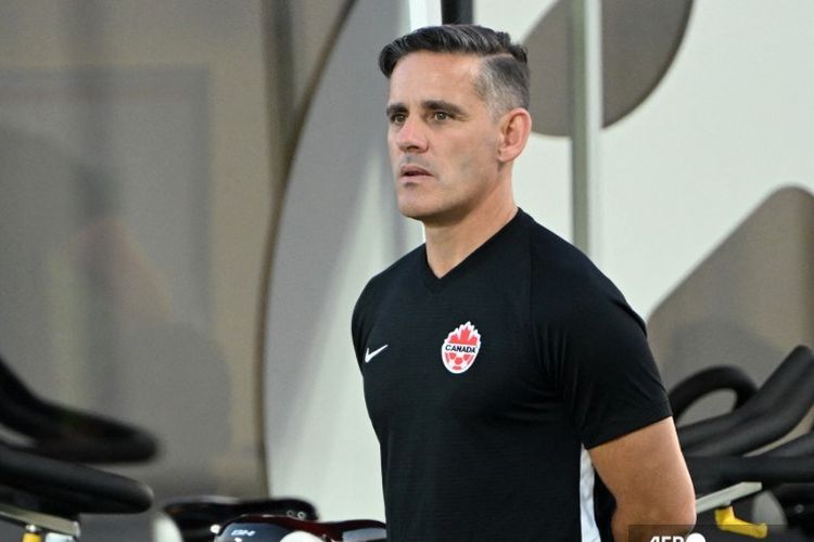John Herdman saat menangani Timnas Kanada di Piala Dunia 2022.
