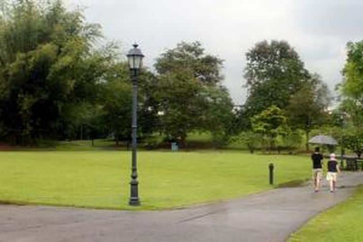 Singapore Botanic Garden, ruang hijau di tengah kota Singapura.