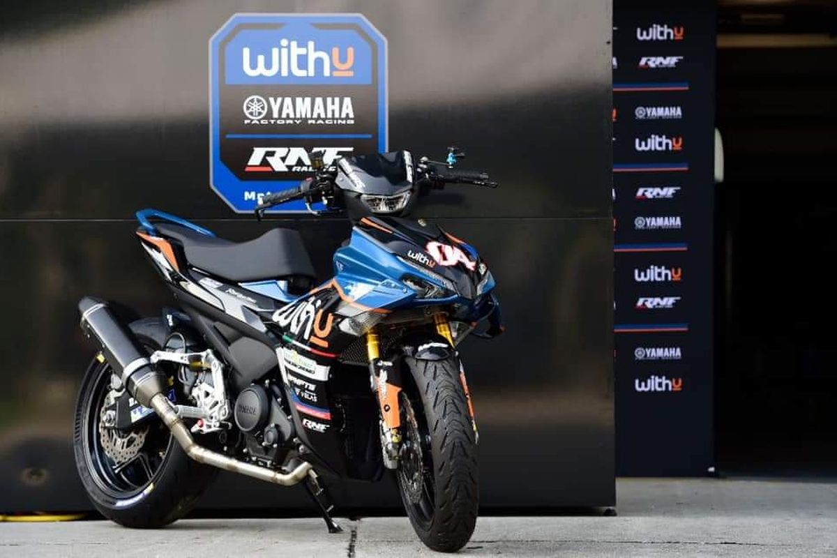 Yamaha MX-KIng versi Malaysia alias Y15ZR replika MotoGP tim RNF Racing