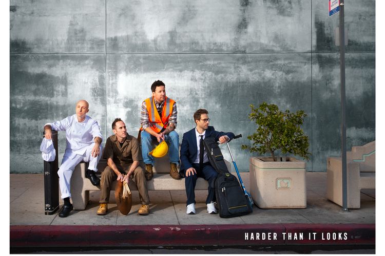 Cover artwork album terbaru grup musik Simple Plan yang berjudul Harder Than It Looks.
