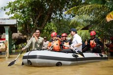 Bupati HST Tinjau Langsung Dampak Banjir di Kecamatan Hantakan dan Pandawan