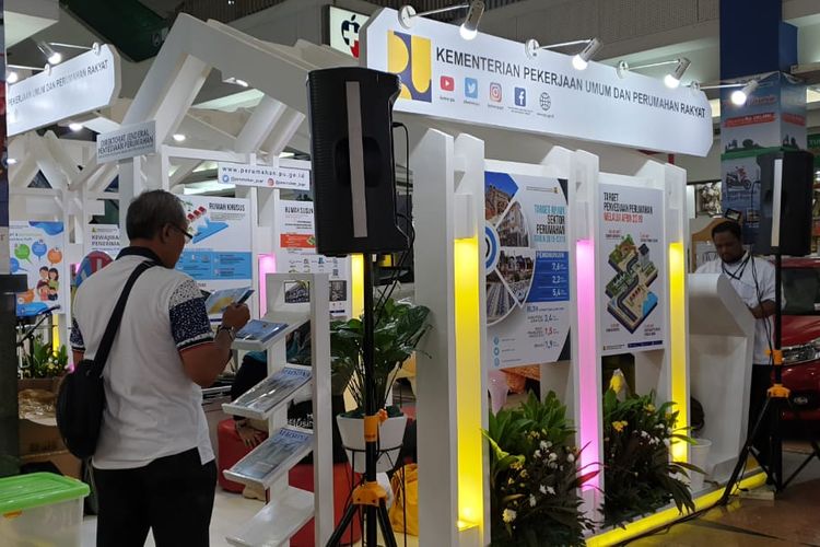 Pameran Gebyar Rumah Jabar Tahun 2019 di Bandung, Rabu (24/4/2019).