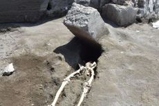 Rangka Manusia Ketiban Batu Ungkap Jejak Letusan Vesuvius di Pompeii