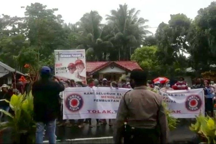 Warga Wori tolak lahan pemakaman pasien Covid-19