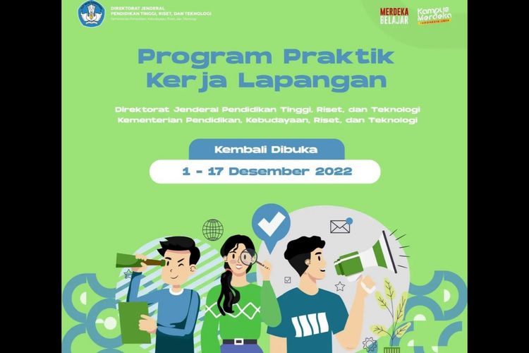 Program magang Kemendikbud Ristek Ditjen Dikti. 