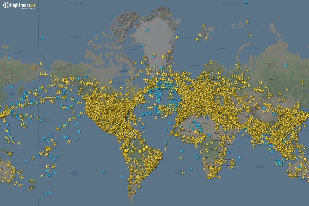 Situs pelacakan pesawat Flightradar24