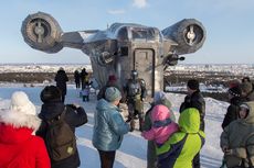 Fans Star Wars Bangun Pesawat Luar Angkasa di Siberia, Ini Penampakannya
