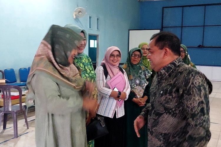 Ngesti Nugraha bertemu Nur Arifah di Kantor DPD PAN Kabupaten Semarang, Selasa (11/6/2024)