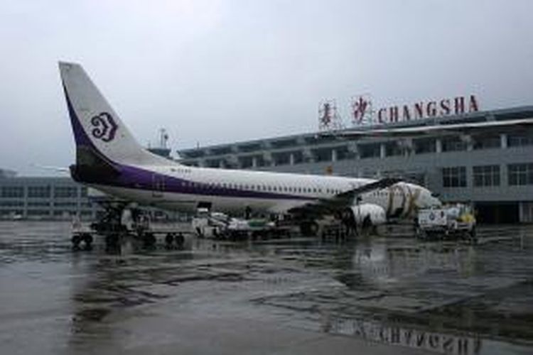 Bandara Changsa, China.