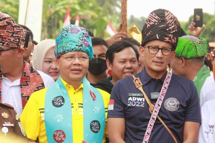 Sandiaga Uno berkunjung ke Bengkulu, Selasa (2/8/2022)