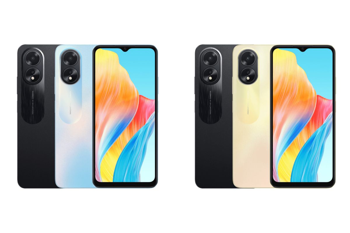 Oppo A18 (kiri) dan Oppo A38 (kanan).