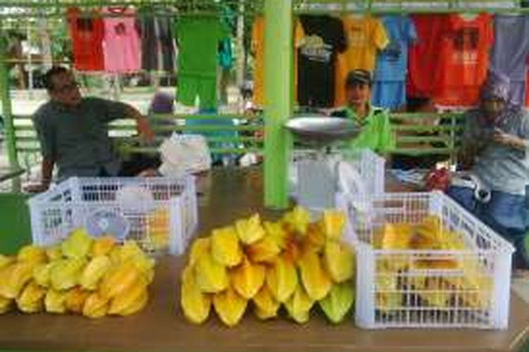 Selain menjual belimbing, kebun belimbing di agrowisata Desa Ngringinrejo, Kecamatan Kalitidu, Kabupaten Bojonegoro, Jawa Timur, ini juga menyediaan suvenir khusus untuk pengunjung.