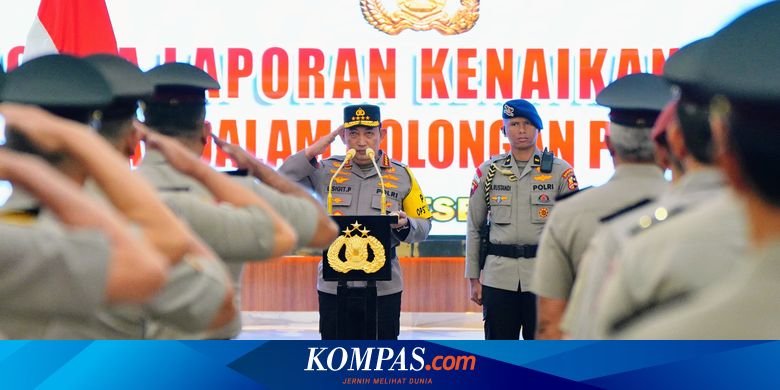Kapolri Mutasi dan Rotasi 483 Personel, dari Kapolda Sulut sampai Karo Penmas Divhumas Polri