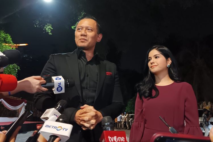 Ketua Umum Partai Demokrat Agus Harimurti Yudhoyono (AHY) saat ditemui di rumah Prabowo Subianto, Jalan Kertanegara, Jakarta, Selasa (17/10/2023). 
