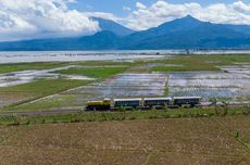 Pengalaman Naik KA Wisata Ambarawa, Indahnya Jalur Tepi Danau Berlatar Pegunungan