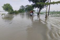 Banjir Rendam Permukiman dan Tutup Akses ke Jalur Pantura di Cirebon