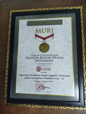 Penghargaan MURI untuk Kowani