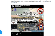 Sepeda Motor Dilarang Melintas di Underpass Kentungan Sleman DIY, Apa Alasannya?