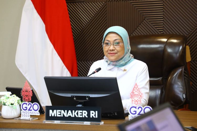 Menteri Ketenagakerjaan (Menaker) Ida Fauziyah.