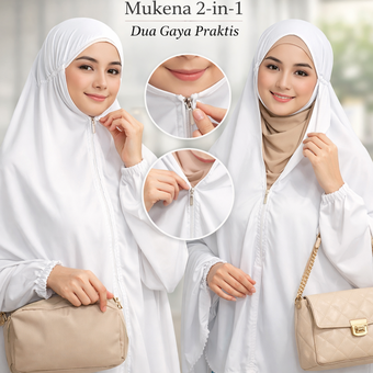 Tren Mukena Lebaran 2026: Model 2-in-1 Semakin Populer.