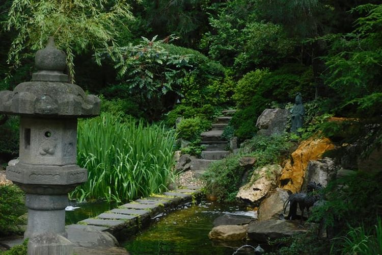 Ilustrasi zen garden