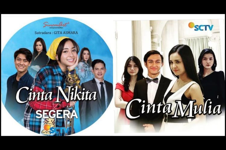 Poster sinetron Cinta Nikita dan Cinta Mulia (2020), segera tayang di SCTV.