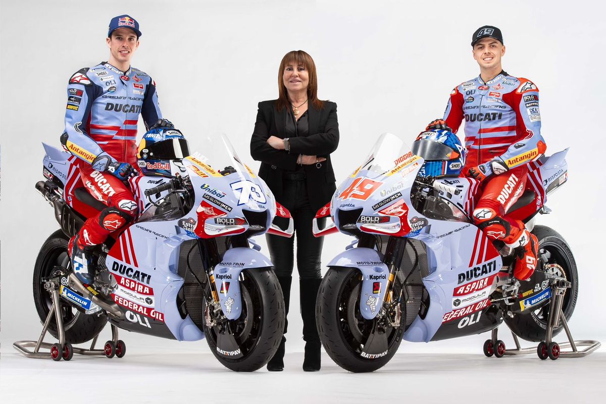 Livery tim Gresini Racing untuk MotoGP 2023