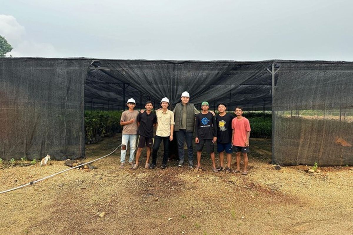 MIM melakukan pembibitan di dalam Kawasan Industri   PT GNI 