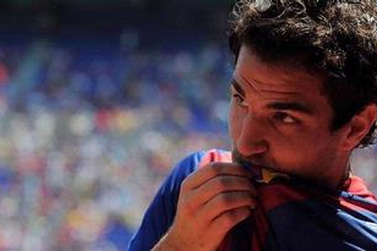 Pemain baru Barcelona, Cesc Fabregas.